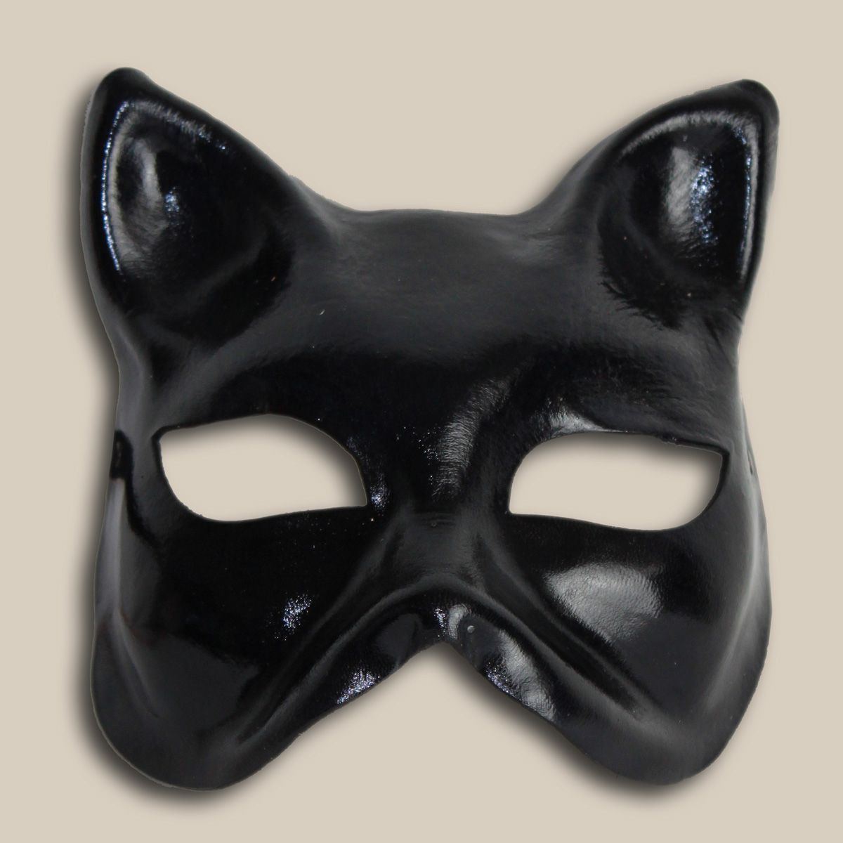 Katze - Gatto nero - Ledermaske