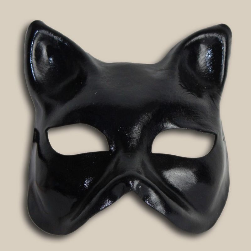 Katze - Gatto nero - Ledermaske Katze - Gatto nero - Ledermaske