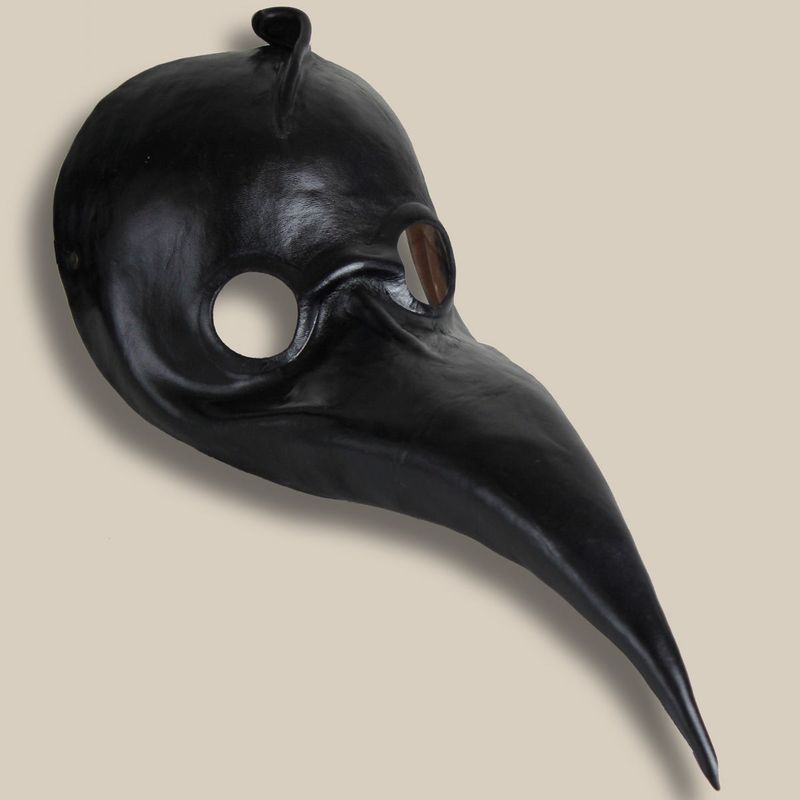 Dottore della Peste nero di cuoio - Ledermaske Dottore della Peste nero di cuoio - Ledermaske