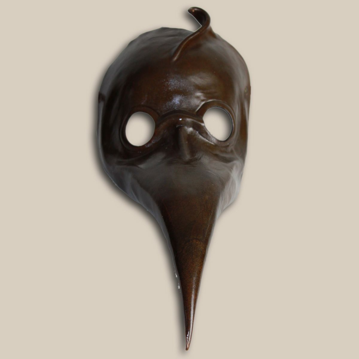 Dottore della Peste marrone di cuoio - Ledermaske