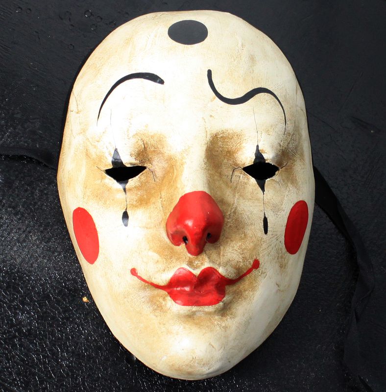 Pierrot per Commedia dell'Arte - Maske Pierrot per Commedia dell'Arte - Maske