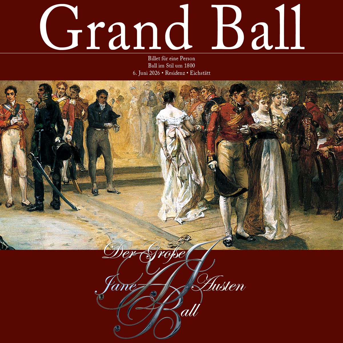 Frühbuchertticket - Der Große Jane Austen Ball 2026