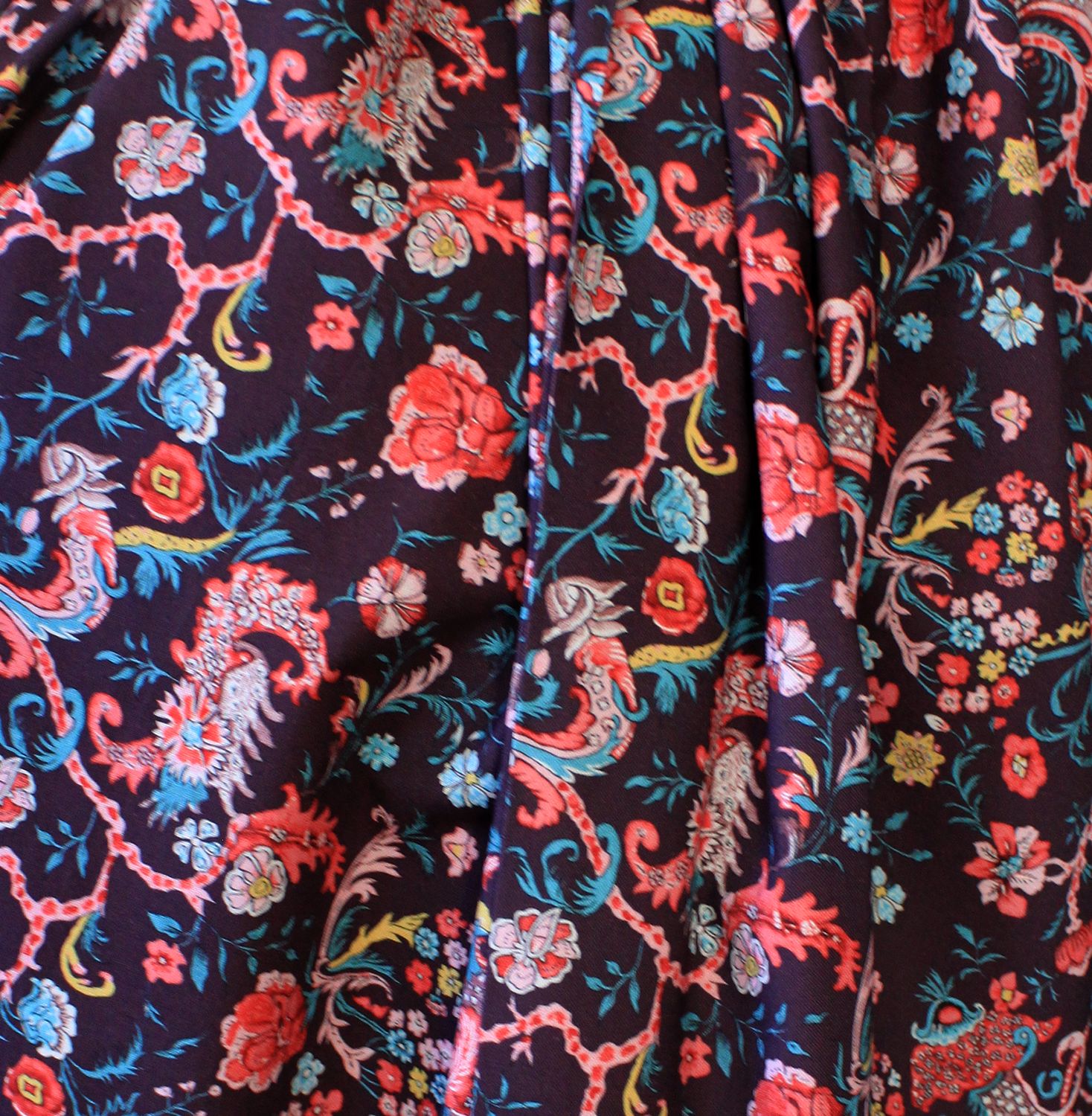 Dutch Heritage - Chintz - C. La Clayette - Aubergine Dutch Heritage - Chintz - C. La Clayette - Aubergine