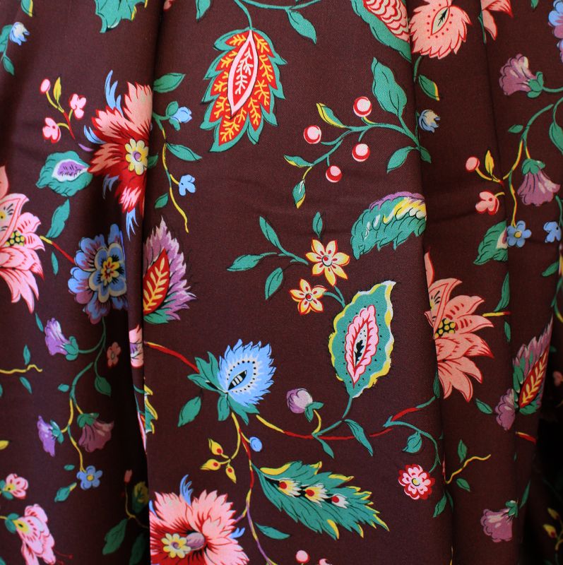 Dutch Heritage - Chintz - S. Ratibor - marrone Dutch Heritage - Chintz - S. Ratibor - marrone