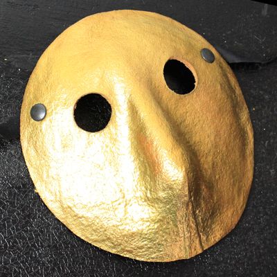 Moretta oro - Leder-Larve - per il Carnevale - 1630 - 1797 Moretta oro - Leder-Larve - per il Carnevale - 1630 - 1797