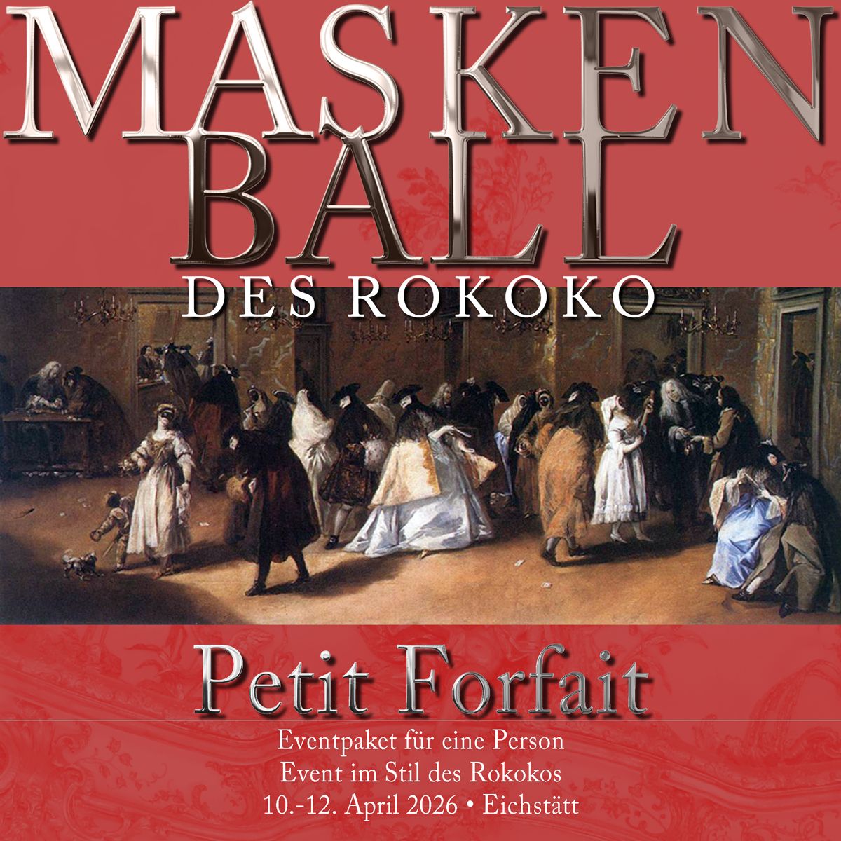 Kleines Veranstaltungspaket - Der Große Jagd- & Maskenball 2026
