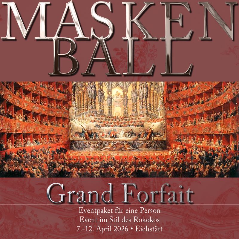 Großes Veranstaltungspaket - Der Große Jagd- & Maskenball 2026 Großes Veranstaltungspaket - Der Große Jagd- & Maskenball 2026