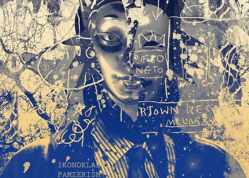 Mask of  Rammellzee and Jean-Michel Basquiat / 70 cm X 50 cm / Fine art print
