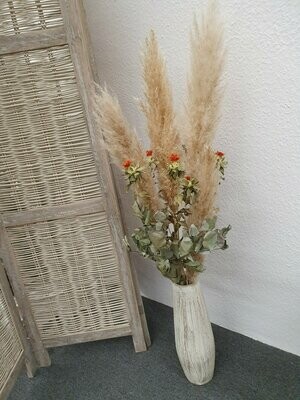 Vase mit Blumen eigener Trocknung ausverkauft
