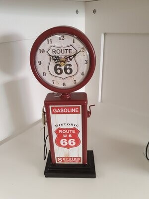 Uhr "Zapfsäule Route 66 "
