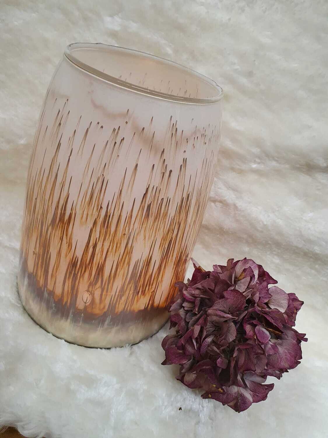Glasvase für Blumen / Teelicht