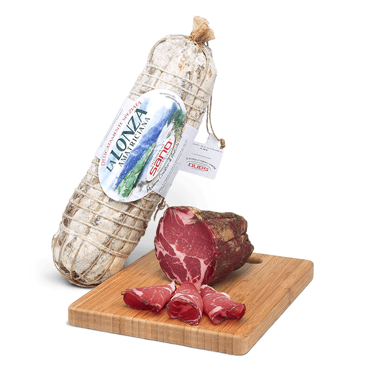 LA LONZA AMATRICIANO ( CAPOCOLLO)