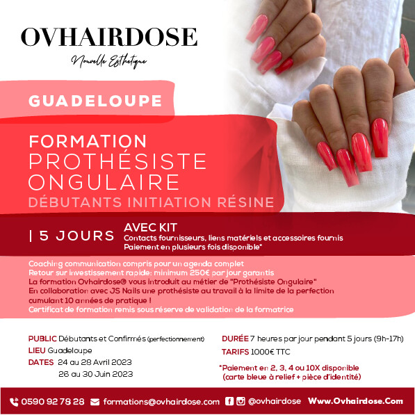 Formation Prothésiste Ongulaire 5 jours - Résine