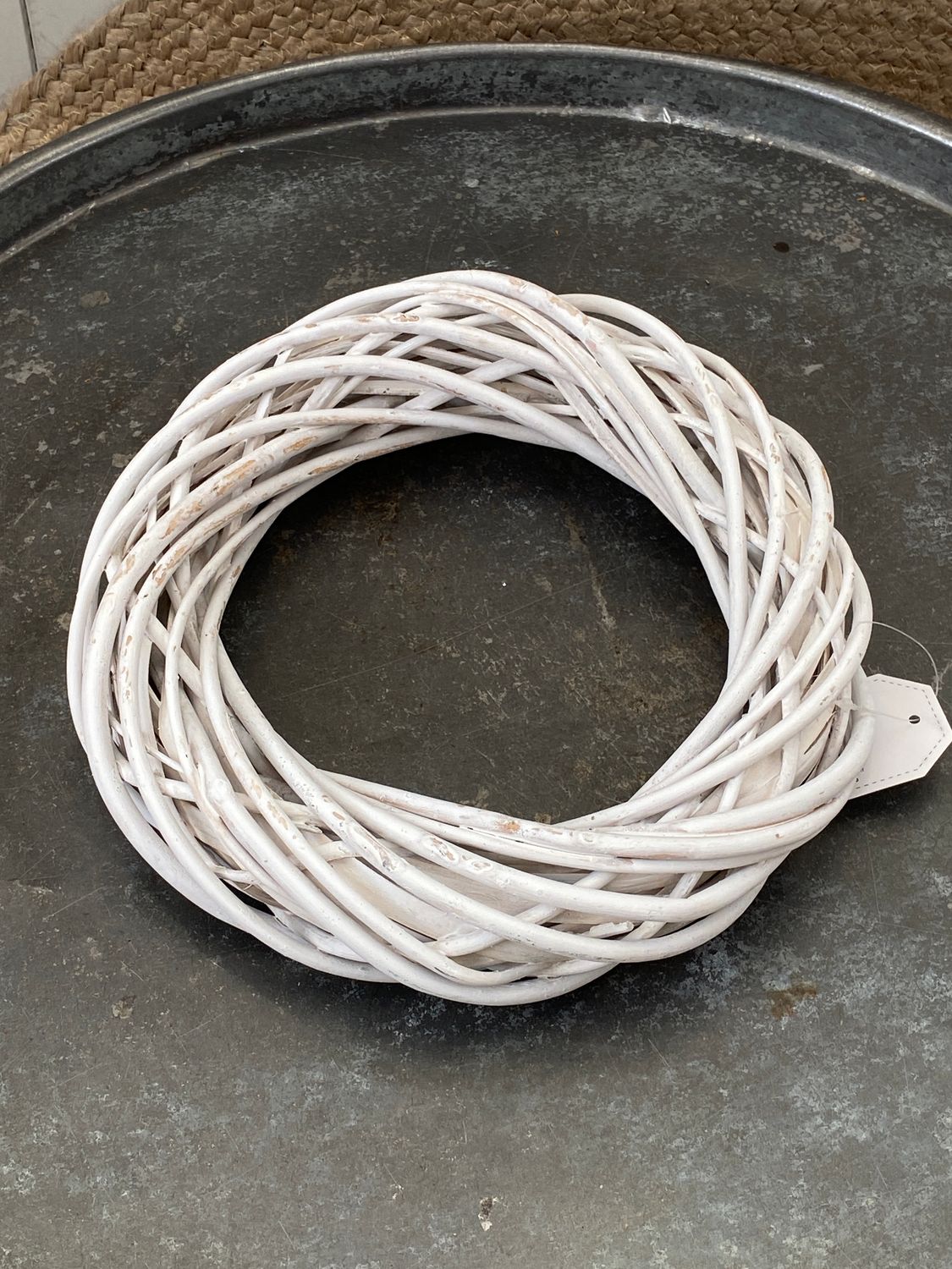 Weidenkranz weiß Ø 25 cm