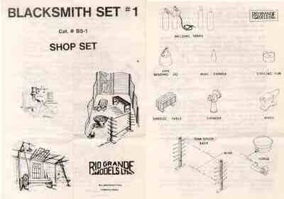 RGM-3020 - Blacksmith Shop Equipment Set