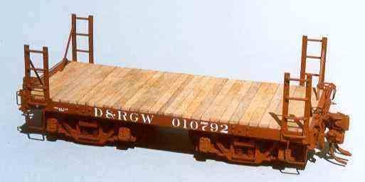 RGM-3026 - D&RGW Dual Gauge Coupler car, with trucks