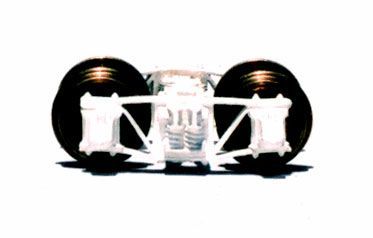 RGM-3221 - Granby 4' 0" wheel base trucks, used on Granby hoppers and WP&Y