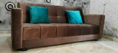 كنبه سرير بريمو بني