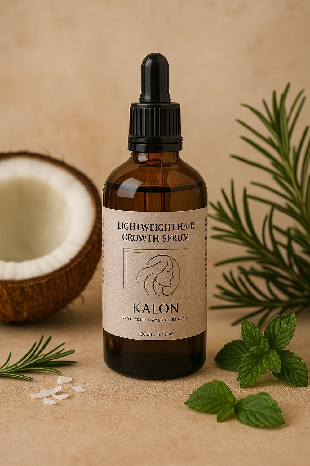 Lightweight Hair Growth Serum – 100ml – Natural Strength &amp; Volume