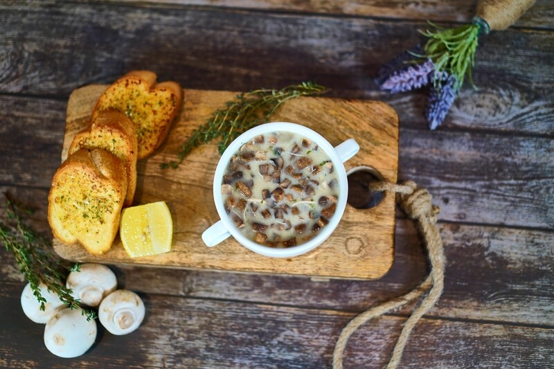 Cream of Chicken &amp; Mushroom Soup