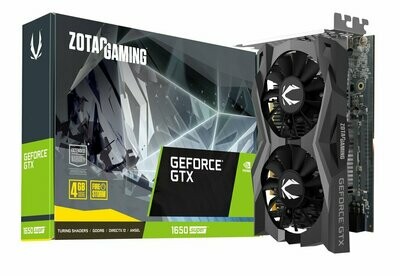 ZOTAC GeForce GTX 1650 SUPER Twin Fan 4GB GDDR6 Video Card ZOTAC GeForce GTX 1650 SUPER Twin Fan 4GB GDDR6 Video Card