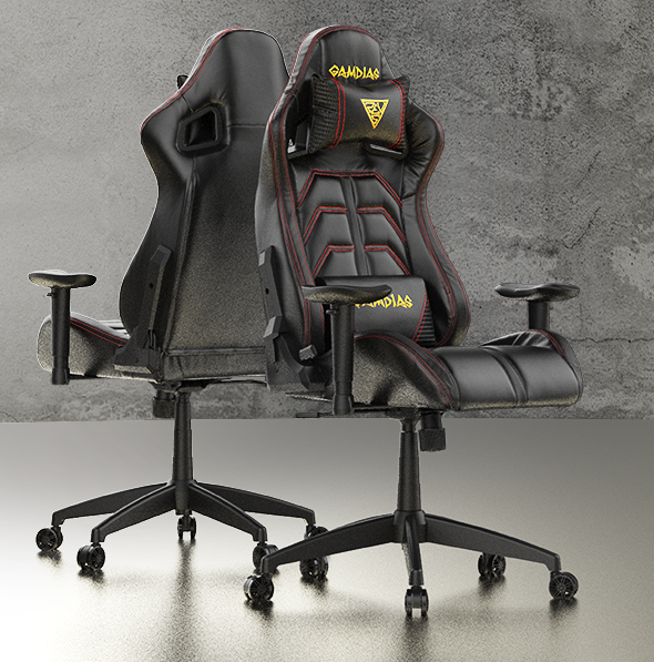 GAMDIAS APHRODITE MF1-L Black/Red Gaming Chair