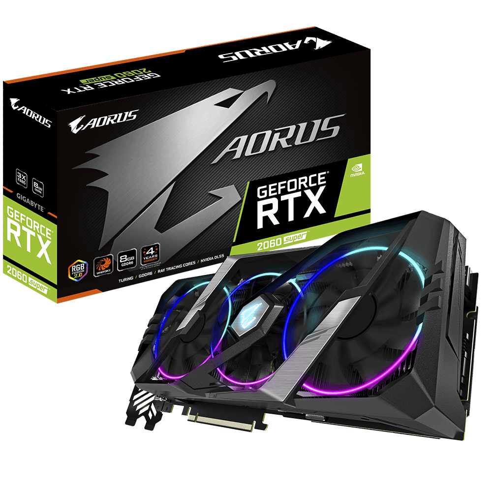 AORUS GeForce® RTX 2060 SUPER™ 8GB 256-bit GDDR6 Video Card