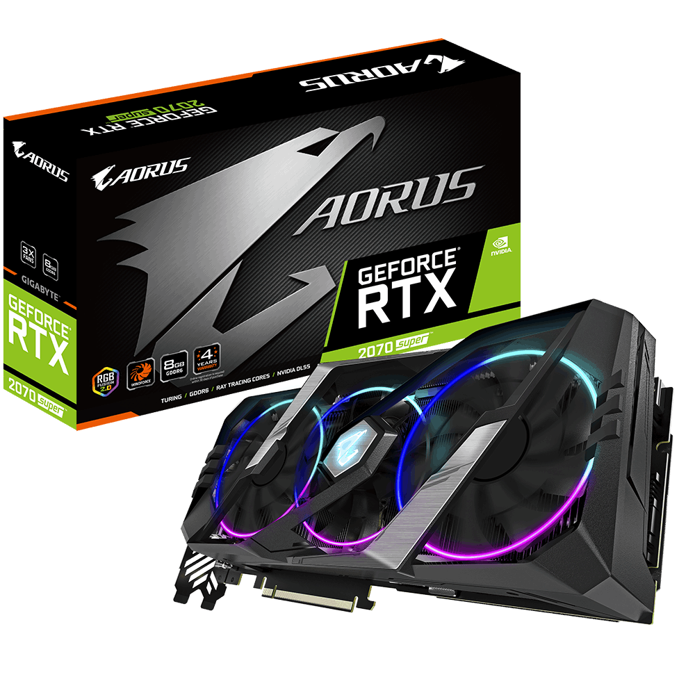 AORUS GeForce® RTX 2070 SUPER™ 8GB 256-bit GDDR6 Video Card