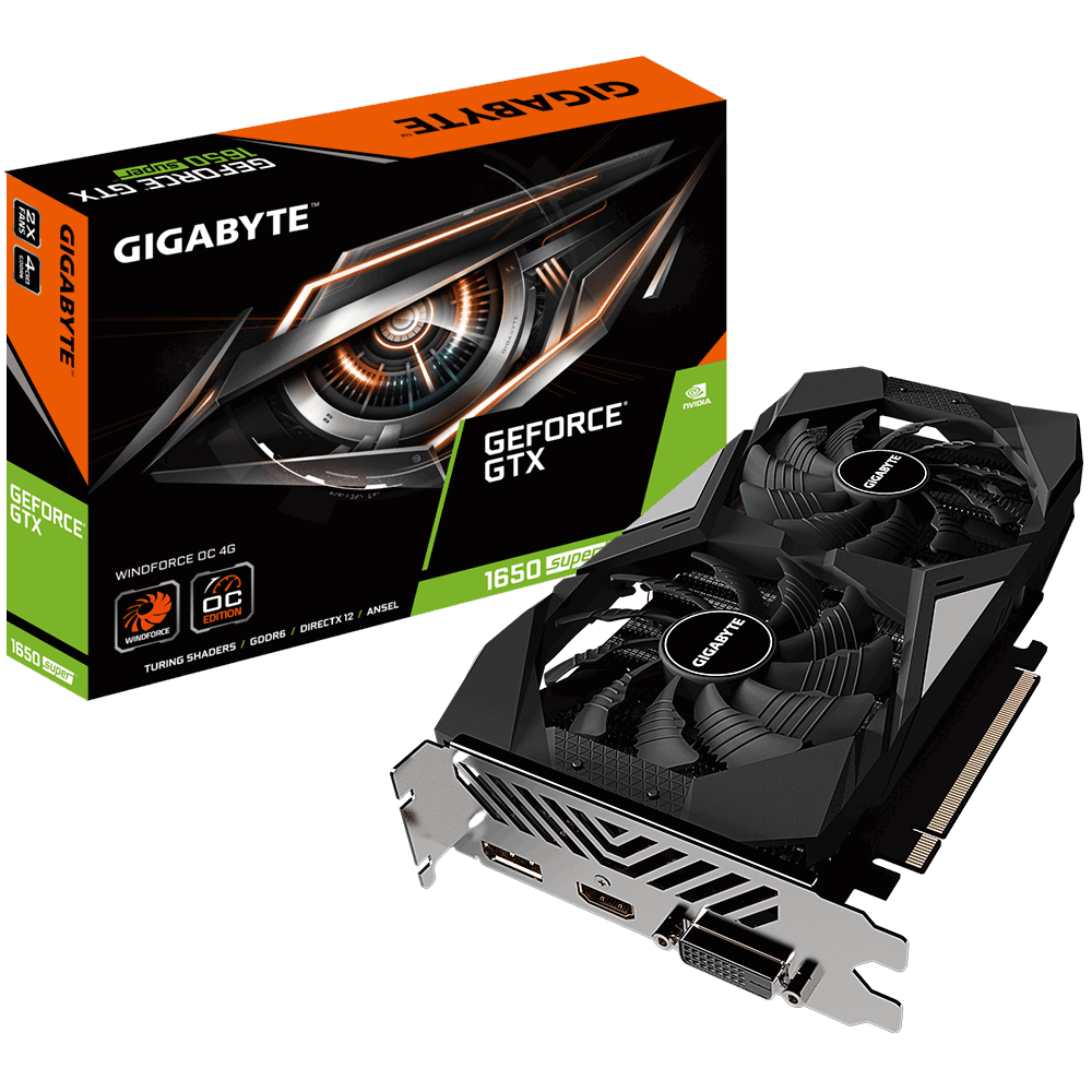 Gigabyte GeForce® GTX 1650 SUPER™ WINDFORCE OC 4GB GDDR6 128-bit Video Card