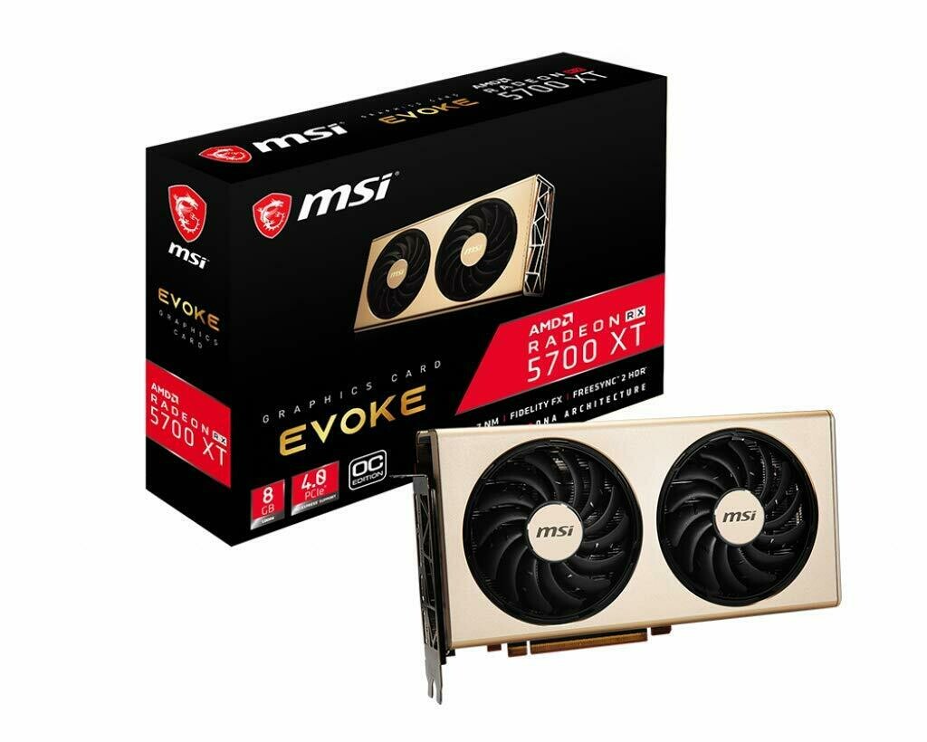 MSI Radeon RX 5700 XT EVOKE OC 8GB GDDR6 256-bit Video Card