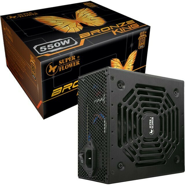SuperFlower Bronze King 550W 80Plus Bronze Non-Modular 80Plus Power Supply
