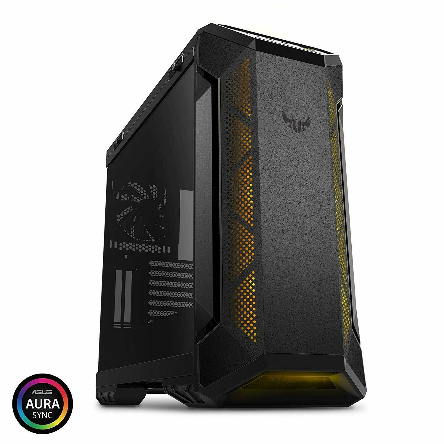 ASUS TUF Gaming GT501 Mid FullTower Computer Case for up to EATX Motherboards with USB 3.0 Front Panel Cases