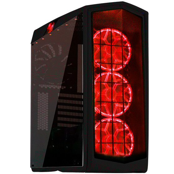 Silverstone PM01-RGB Full Tower RGB Gaming Tempered Glass Case