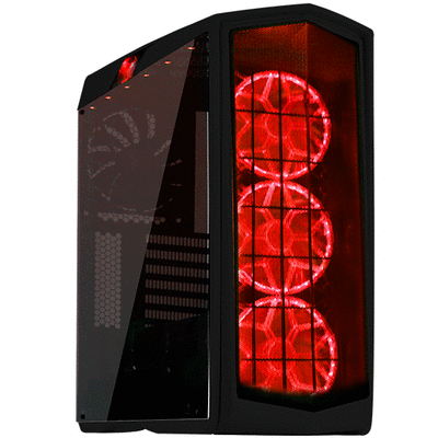 Silverstone PM01-RGB Full Tower RGB Gaming Tempered Glass Case