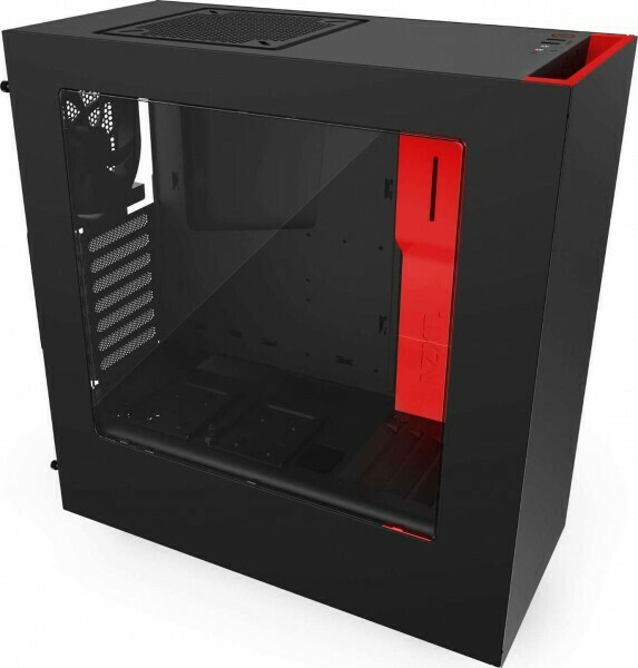NZXT S340 Black/Red Compact ATX Mid-Tower
