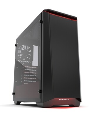 Phanteks ECLIPSE P400 Black/Red Tempered Glass Case Phanteks ECLIPSE P400 Black/Red Tempered Glass Case