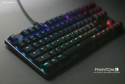 Tecware Phantom L RGB Low Profile Mechanical Keyboard Tecware Phantom L RGB Low Profile Mechanical Keyboard