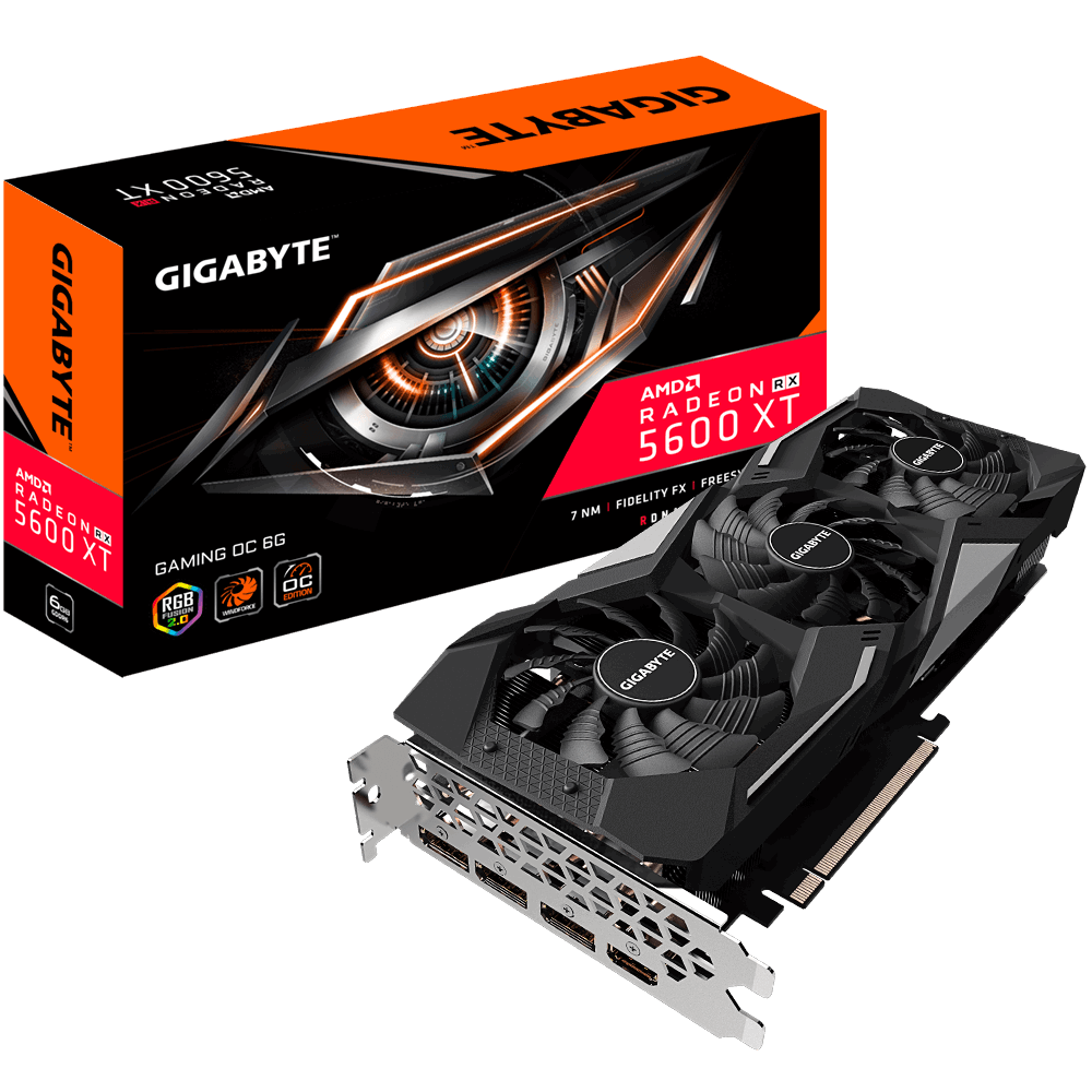 Gigabyte Radeon™ RX 5600 XT GAMING OC 6GB GDDR6 192-bit Video Card