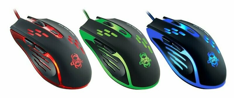 CLiPtec RGS-561 Sauris Illuminated Gaming Mouse