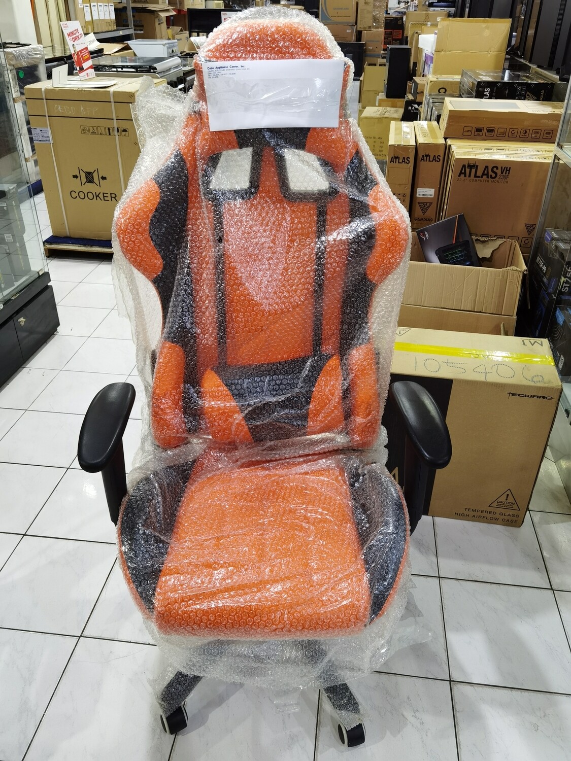 Orange/Black Gaming Chair