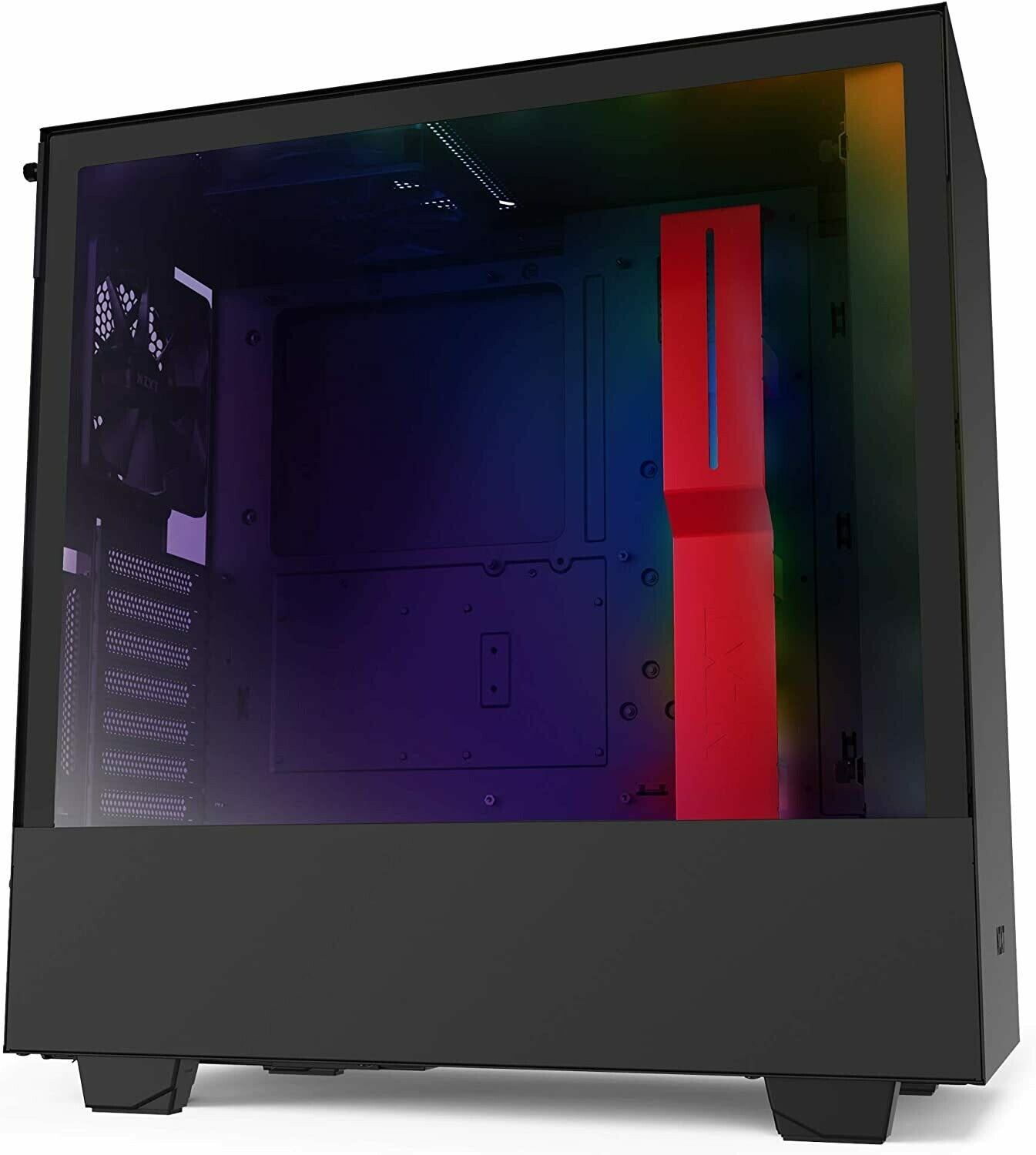 NZXT H510i Matte Red/Black ATX Mid Tower PC Gaming TG Case