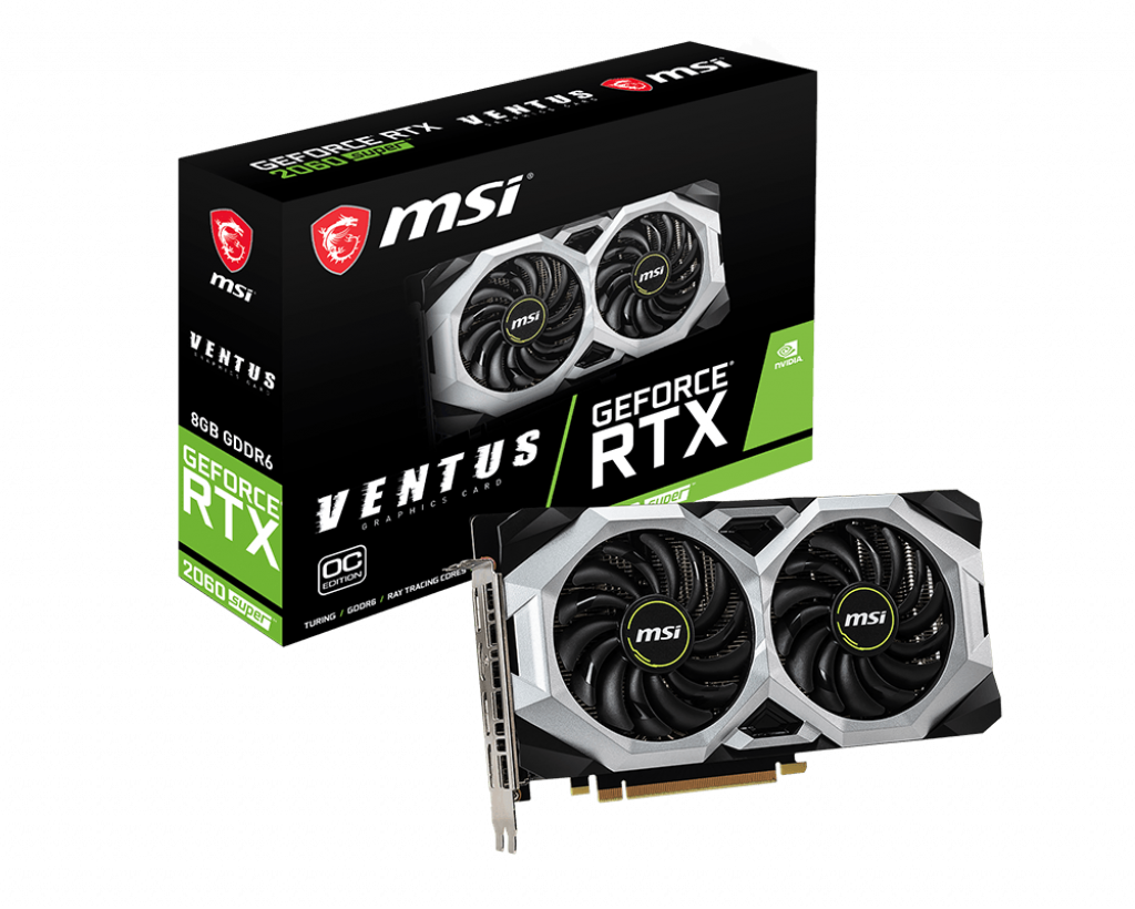 MSI GeForce RTX 2060 SUPER VENTUS XS OC 8GB GDDR6 Video Card