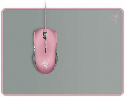 Razer Invicta Quartz Gaming Mouse Pad: Aircraft-Grade Aluminum Base - Included Double-Sided Mat Surface for Personalization - Anti-Slip Rubber Base