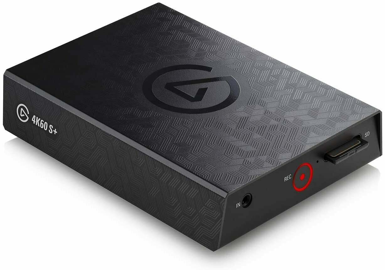 Elgato Game Capture 4K60 S+ 4K60 HDR10 Capture with Standalone Sd Card Recording, Zero-Lag Passthrough