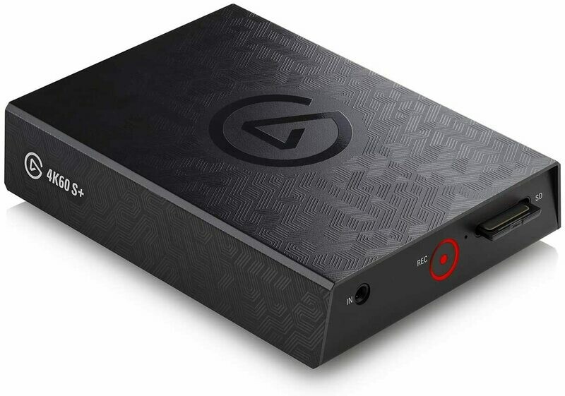 Elgato Game Capture 4K60 S+ 4K60 HDR10 Capture with Standalone Sd Card Recording, Zero-Lag Passthrough