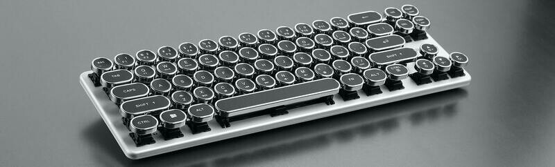 MAGICFORCE 68 MINI MECHANICAL TYPEWRITER KB (GATERON BROWN) MAGICFORCE 68 MINI MECHANICAL TYPEWRITER KB (GATERON BROWN)