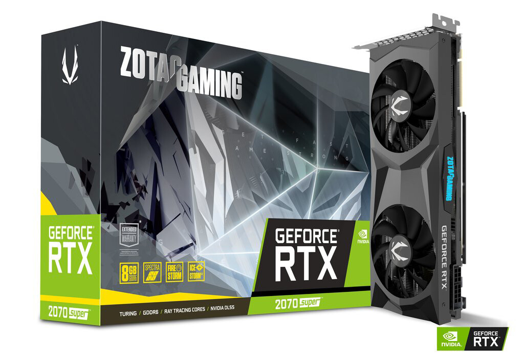 ZOTAC GAMING GeForce RTX 2070 SUPER TWIN 8GB GDDR6 256-bit Video Card