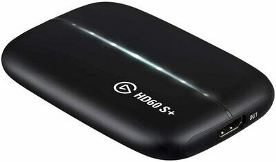 Elgato Game Capture HD60 S+ 1080p60 HDR10 Capture with 4K60 HDR10 Zero-lag passthrough, Ultra-Low Latency Technology