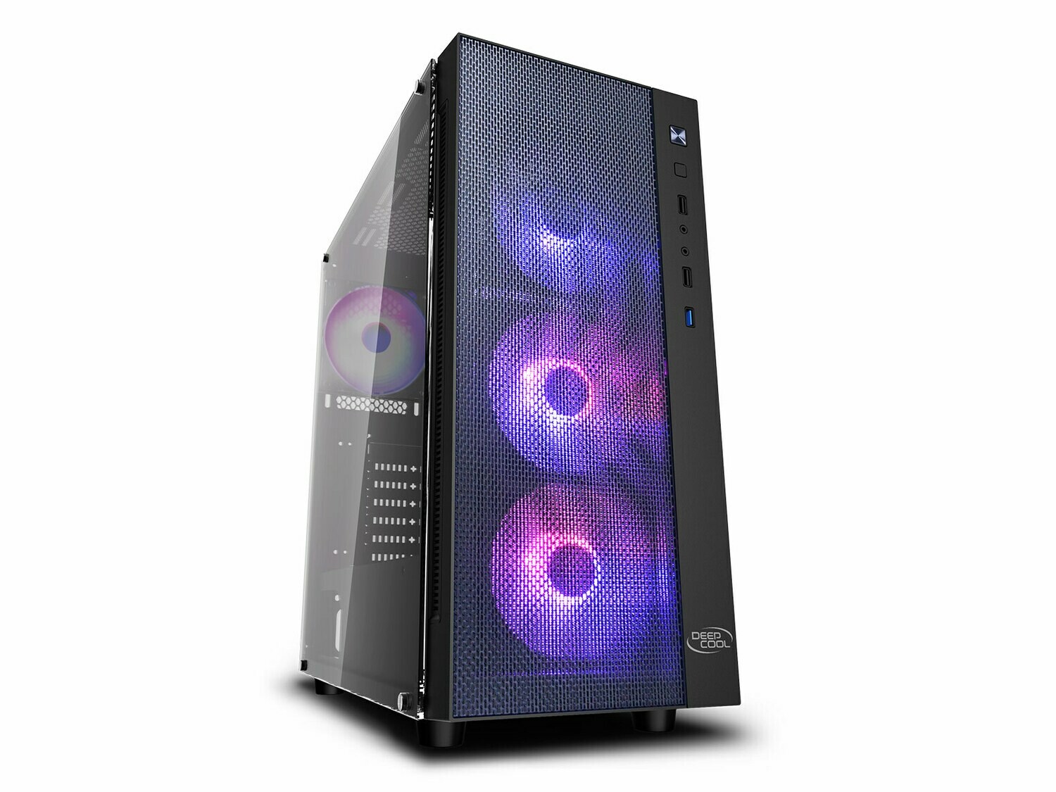 DEEPCOOL MATREXX 55 MESH ADD-RGB 4F Tempered Glass Case ( Free 4x ARGB 120mm Fans )