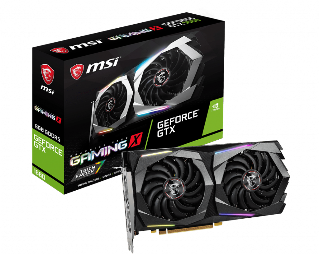 MSI GeForce GTX1660 Gaming X 6GB GDDR6 Video Card